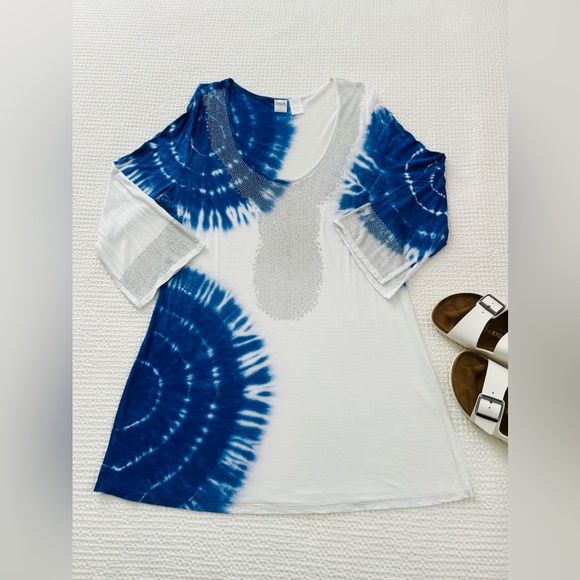 🩵✨NWOT I.N.C. GORGEOUS BEACH BLOUSE✨🩵 - Picture 1 of 9